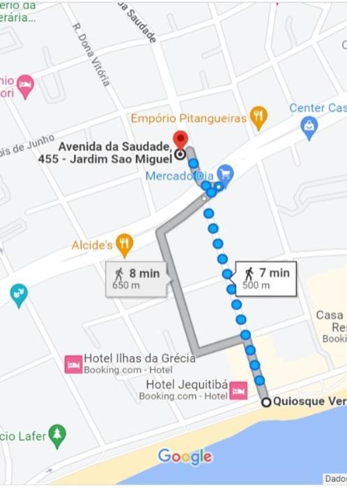 Apartamento No Guaruja - 500M Da Praia Da Enseada Zewnętrze zdjęcie